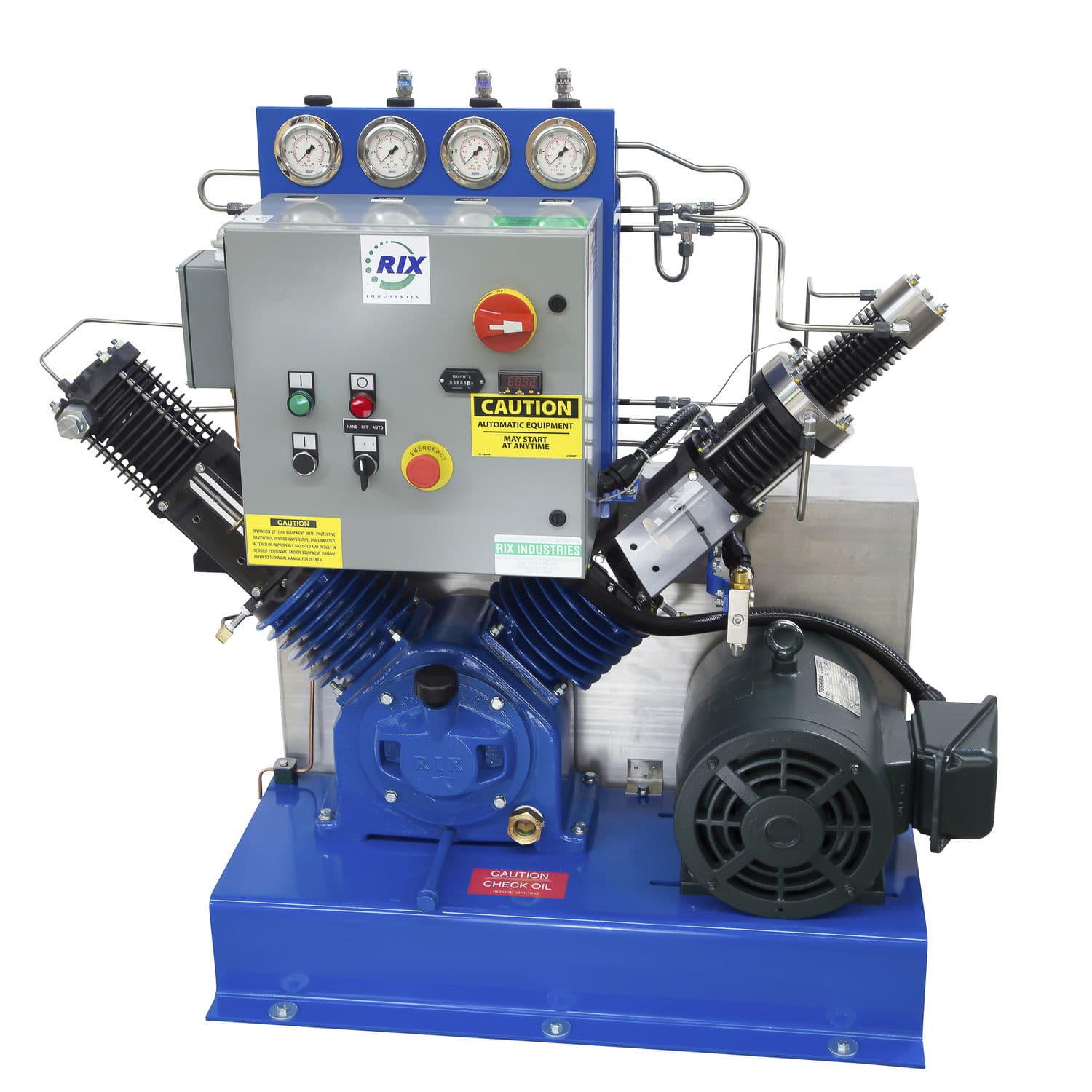 RIX 2V3B High-Pressure Oxygen Compressor